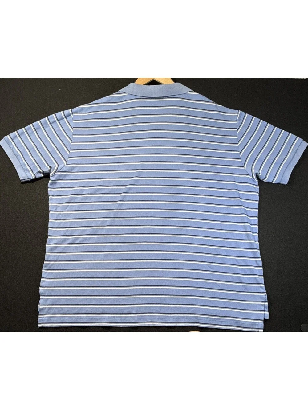 Polo Ralph Lauren Men’s Striped Knit Polo Shirt Blue/White/Navy XXL Logo Golf